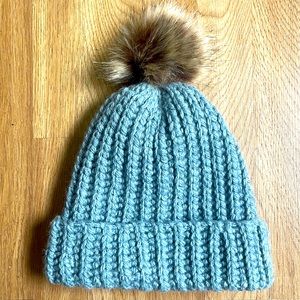 Wool Crochet Women’s Winter beanie hat size Small